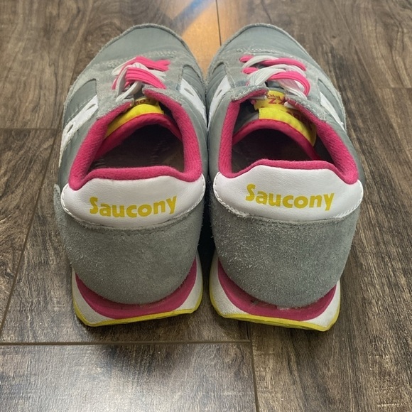 Saucony Originals Jazz Low Pro Retro Suede and Nylon  Sneakers Size 9 - Picture 3 of 10